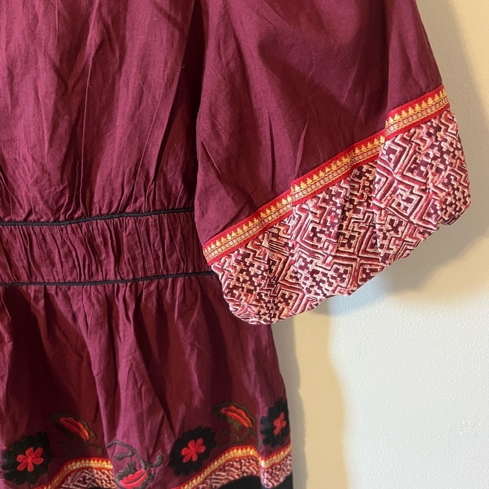 Rare Vintage Anthropologie Lithe Fishermen’s Bridge Peasant Blouse Size 2 - Picture 9 of 9